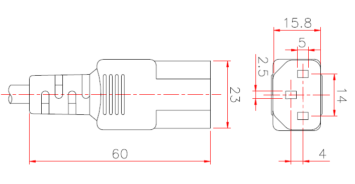 Australia As Nzs 3112 Plug To Iec 60320 C13 Connector 3 Pin Ac Power